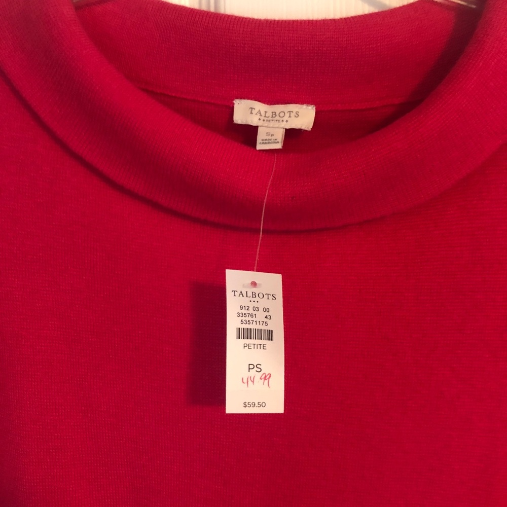 NWT Talbots short sleeve sweater - Picture 2 of 4